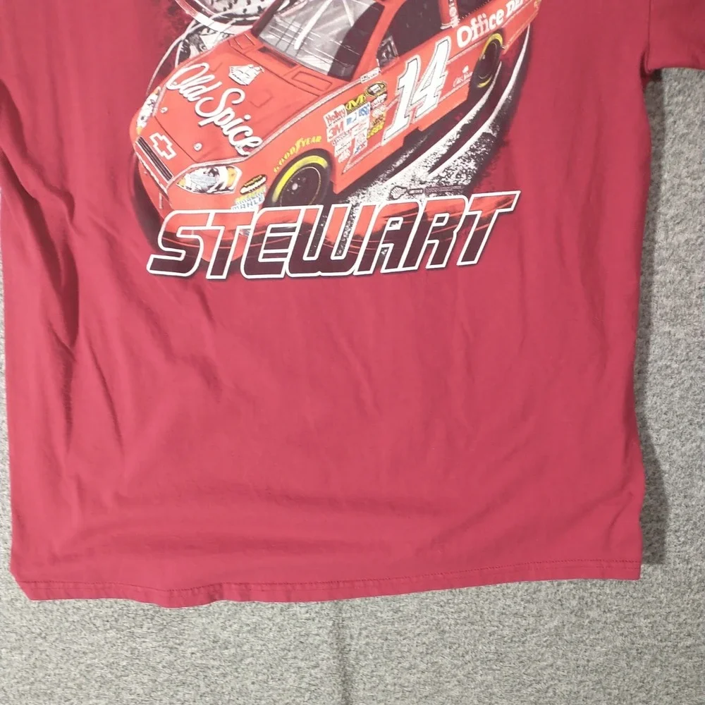 Winners Circle Tony Stewart 14 NASCAR Racing T-Shirt Red Mens XL Office Depot - Picture 9 of 12